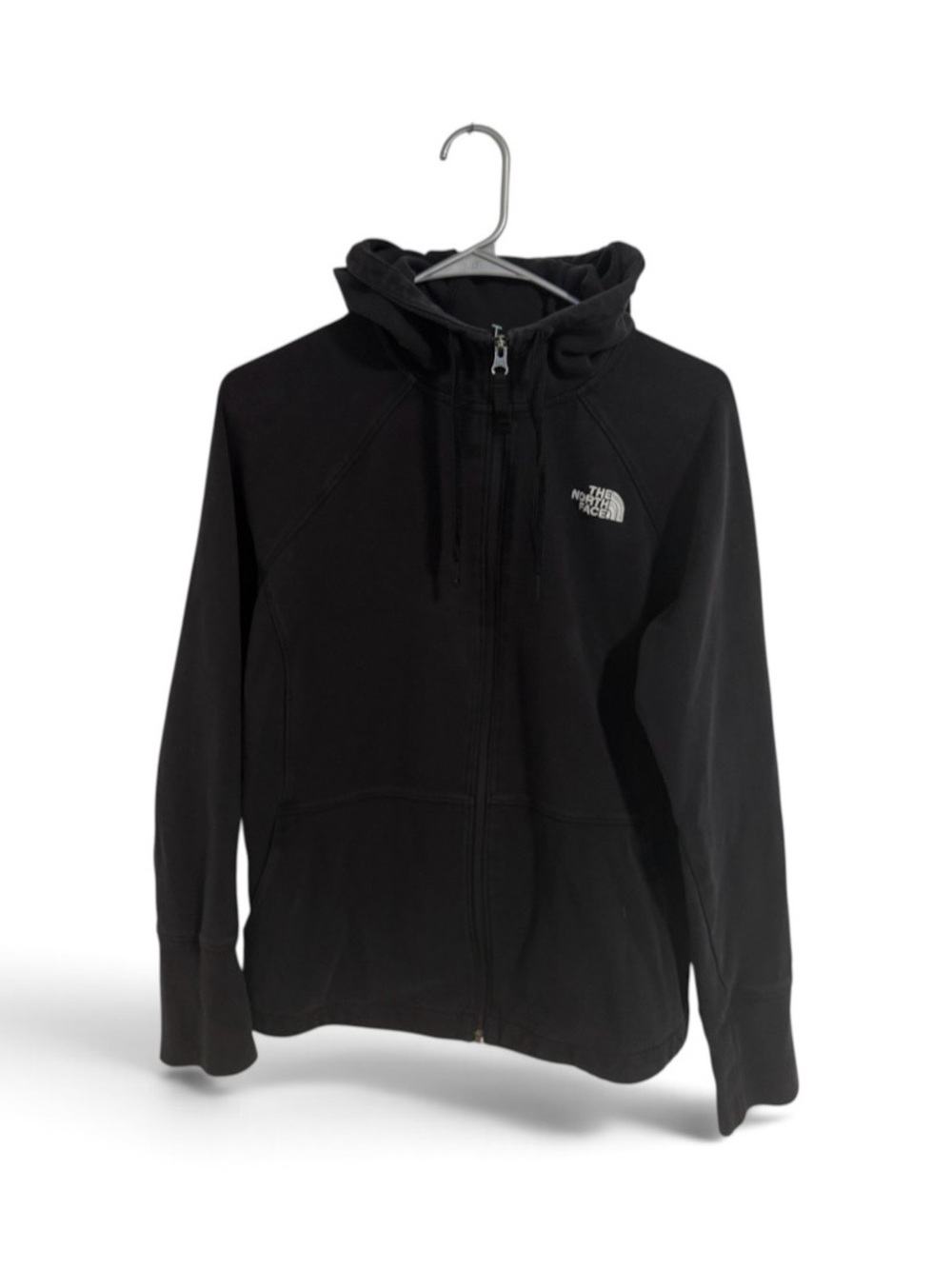 The North Face Black Lightweight Hooded Zip-Up Jacket